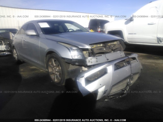 1G6AB5RAXD0143599 - 2013 CADILLAC ATS LUXURY SILVER photo 1