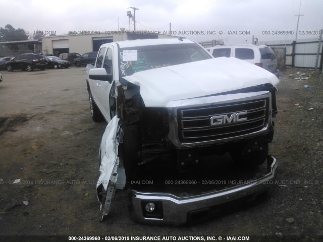 3GTP1UEC8EG137955 - 2014 GMC SIERRA C1500 SLE WHITE photo 1