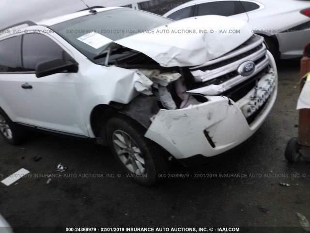 2FMDK3GC7EBA17330 - 2014 FORD EDGE SE WHITE photo 1