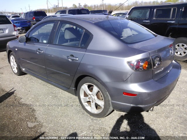 JM1BK323041102328 - 2004 MAZDA 3 S GRAY photo 3