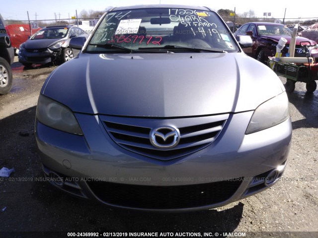 JM1BK323041102328 - 2004 MAZDA 3 S GRAY photo 6