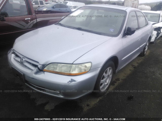 1HGCG66842A152676 - 2002 HONDA ACCORD EX/SE SILVER photo 2