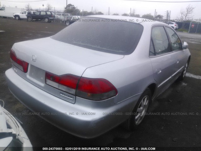 1HGCG66842A152676 - 2002 HONDA ACCORD EX/SE SILVER photo 4