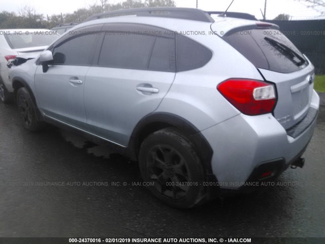 JF2GPACC0E9329159 - 2014 SUBARU XV CROSSTREK 2.0 PREMIUM SILVER photo 3