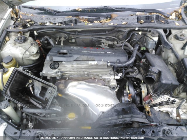JTDBE32K530140124 - 2003 TOYOTA CAMRY LE/XLE SILVER photo 10