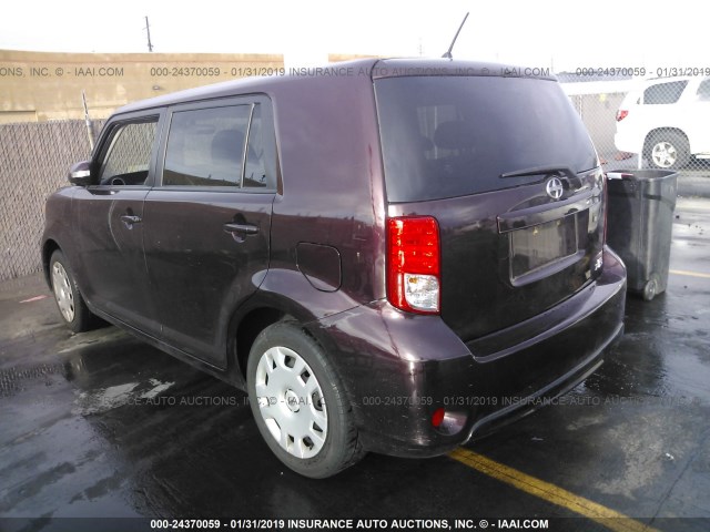 JTLZE4FE8FJ072672 - 2015 TOYOTA SCION XB MAROON photo 3