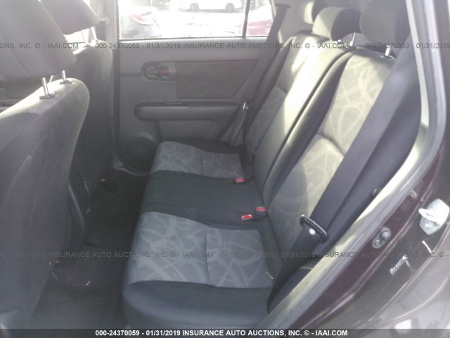 JTLZE4FE8FJ072672 - 2015 TOYOTA SCION XB MAROON photo 8