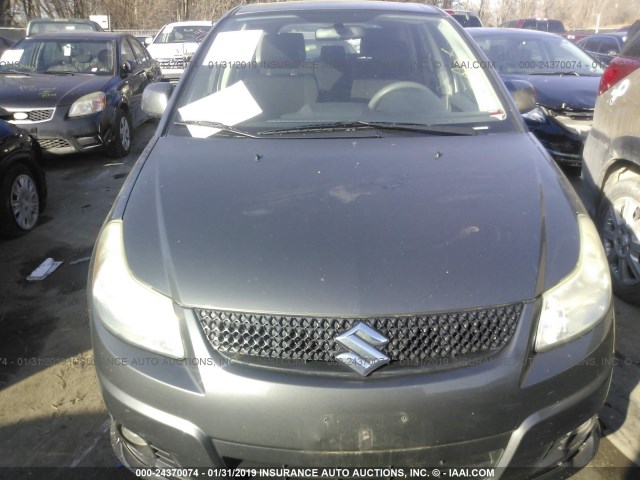 JS2YA5A5XC6300255 - 2012 SUZUKI SX4 GRAY photo 6