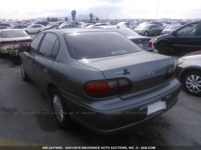 1G1ND52F85M188428 - 2005 CHEVROLET CLASSIC GRAY photo 3