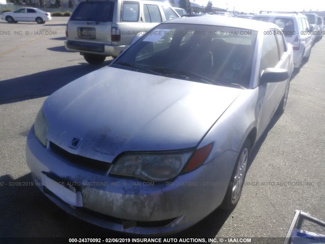 1G8AN12F74Z188203 - 2004 SATURN ION LEVEL 2 SILVER photo 2