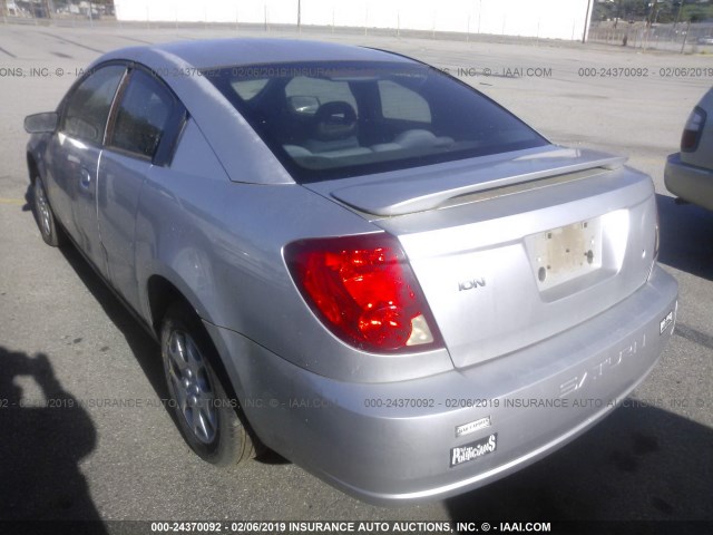 1G8AN12F74Z188203 - 2004 SATURN ION LEVEL 2 SILVER photo 3