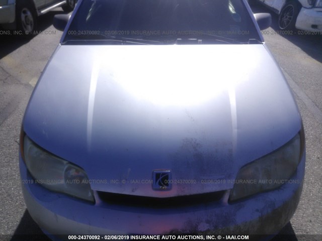 1G8AN12F74Z188203 - 2004 SATURN ION LEVEL 2 SILVER photo 6