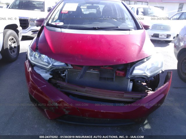 3HGGK5H83FM771141 - 2015 HONDA FIT EX/EXL RED photo 6