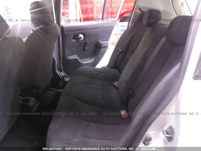 3N1BC13EX8L404079 - 2008 NISSAN VERSA S/SL SILVER photo 8