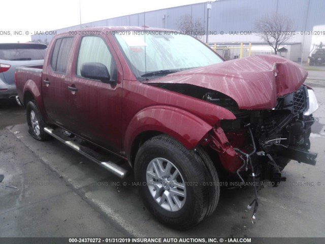 1N6AD0ER9HN760262 - 2017 NISSAN FRONTIER S/SV/SL/PRO-4X RED photo 1