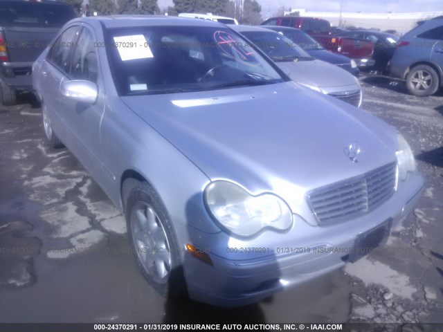 WDBRF61J72F241844 - 2002 MERCEDES-BENZ C 240 SILVER photo 1