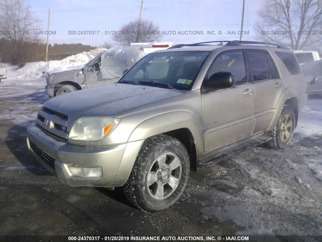 JTEBT14R948008759 - 2004 TOYOTA 4RUNNER SR5/SPORT GOLD photo 2