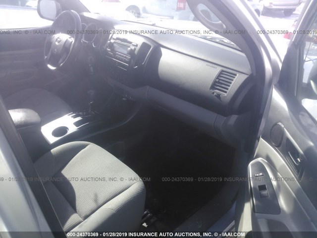 5TFTX4CN8CX021374 - 2012 TOYOTA TACOMA ACCESS CAB ვერცხლისფერი ფოტო 5