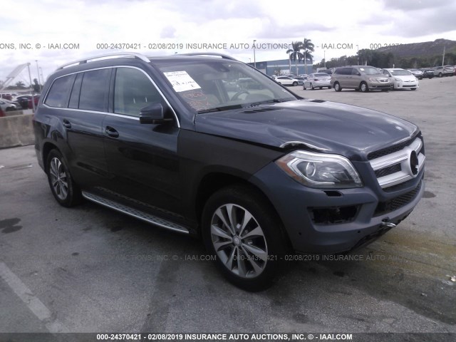 4JGDF2EE7EA287222 - 2014 MERCEDES-BENZ GL GRAY photo 1