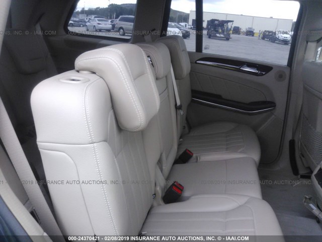 4JGDF2EE7EA287222 - 2014 MERCEDES-BENZ GL GRAY photo 8