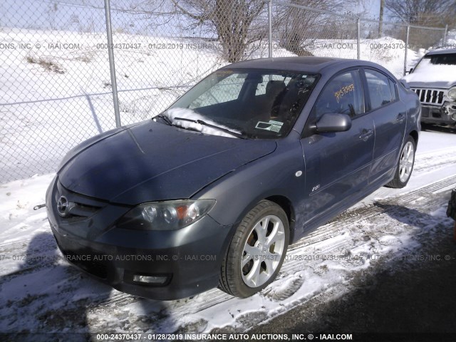 JM1BK324271648240 - 2007 MAZDA 3 S GRAY photo 2