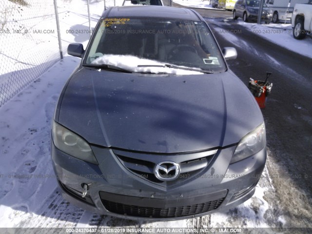 JM1BK324271648240 - 2007 MAZDA 3 S GRAY photo 6