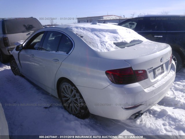 WBA5A7C52ED614600 - 2014 BMW 528 XI WHITE photo 3