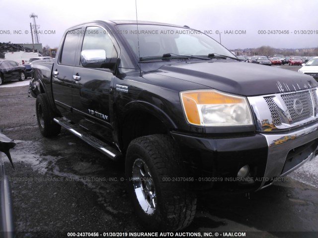 1N6BA0ED9BN310846 - 2011 NISSAN TITAN S/SV/SL/PRO-4X BLACK photo 1