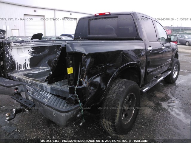 1N6BA0ED9BN310846 - 2011 NISSAN TITAN S/SV/SL/PRO-4X BLACK photo 4