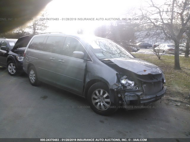 5FNRL38789B030363 - 2009 HONDA ODYSSEY EXL GRAY photo 1