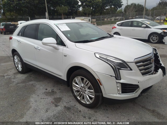 1GYKNERSXJZ146683 - 2018 CADILLAC XT5 PREMIUM LUXURY WHITE photo 1