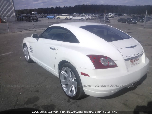 1C3AN69L44X009534 - 2004 CHRYSLER CROSSFIRE LIMITED WHITE photo 3