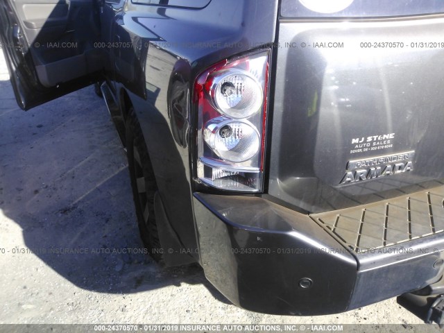 5N1AA08B54N732197 - 2004 NISSAN ARMADA SE/LE GRAY photo 6