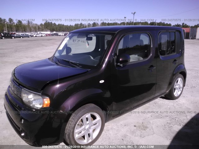 JN8AZ28R89T127376 - 2009 NISSAN CUBE S/SL Dark Brown photo 2