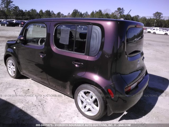 JN8AZ28R89T127376 - 2009 NISSAN CUBE S/SL Dark Brown photo 3