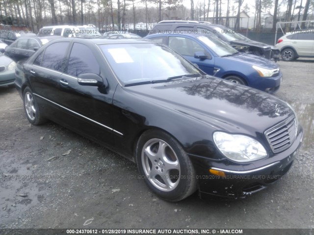WDBNG83J55A450229 - 2005 MERCEDES-BENZ S 430 4MATIC BLACK photo 1