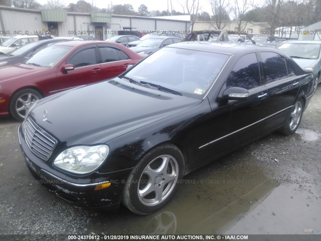 WDBNG83J55A450229 - 2005 MERCEDES-BENZ S 430 4MATIC BLACK photo 2