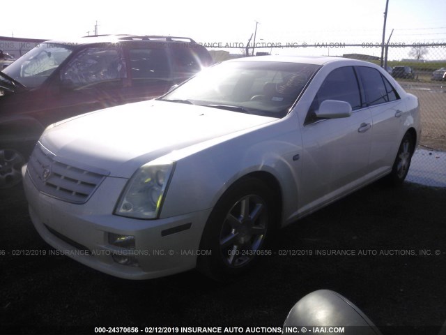 1G6DW677050157463 - 2005 CADILLAC STS WHITE photo 2