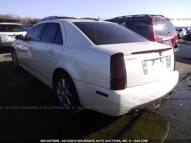 1G6DW677050157463 - 2005 CADILLAC STS WHITE photo 3
