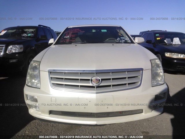 1G6DW677050157463 - 2005 CADILLAC STS WHITE photo 6