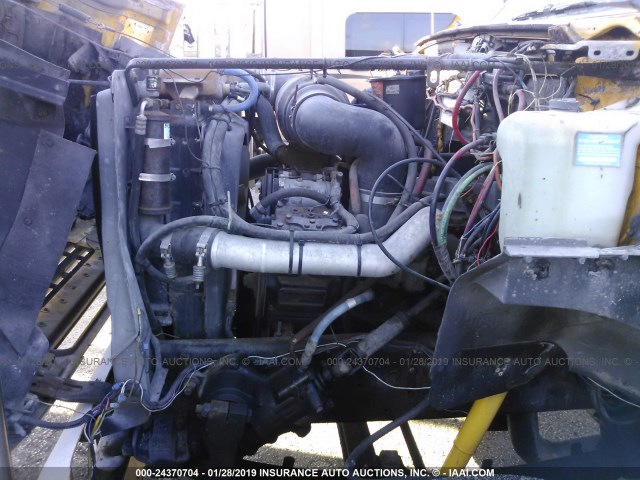 1FDXK74P9NVA16213 - 1992 FORD F700 F YELLOW photo 10