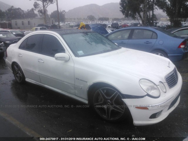 WDBUF76J45A758321 - 2005 MERCEDES-BENZ E 55 AMG WHITE photo 1