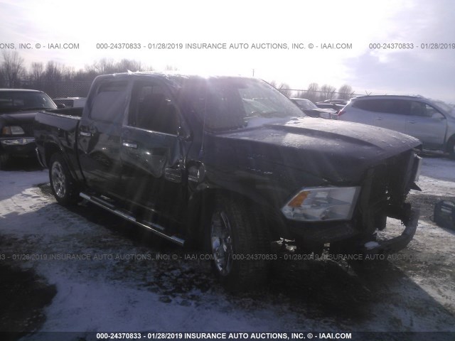 1C6RD7PT8CS327413 - 2012 DODGE RAM 1500 LONGHORN BLACK photo 1