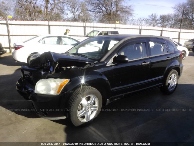 1B3HB48B47D218697 - 2007 DODGE CALIBER SXT BLACK photo 2