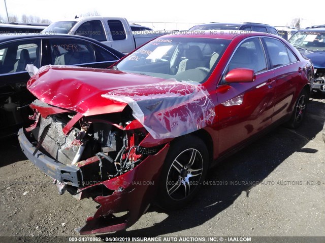4T1BF3EK5AU533325 - 2010 TOYOTA CAMRY SE/LE/XLE 红色 照片 2