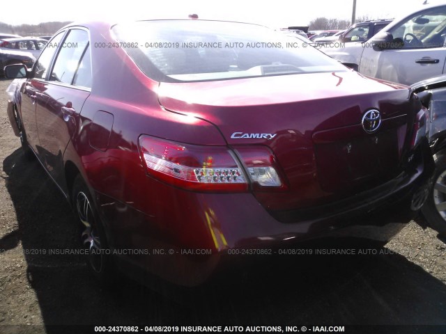 4T1BF3EK5AU533325 - 2010 TOYOTA CAMRY SE/LE/XLE 红色 照片 3
