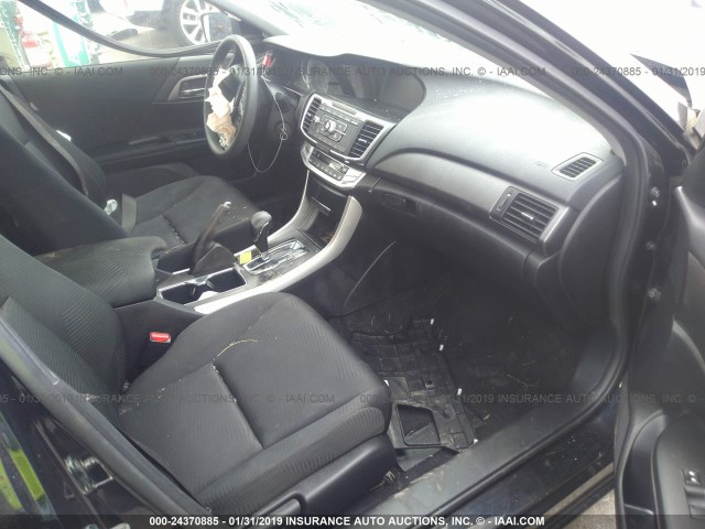 1HGCR2F33FA013359 - 2015 HONDA ACCORD BLACK photo 5