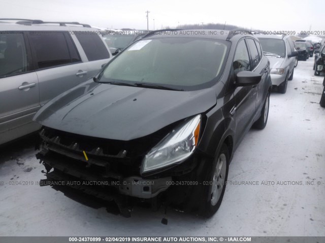 1FMCU9GX6EUB57293 - 2014 FORD ESCAPE SE GRAY photo 2