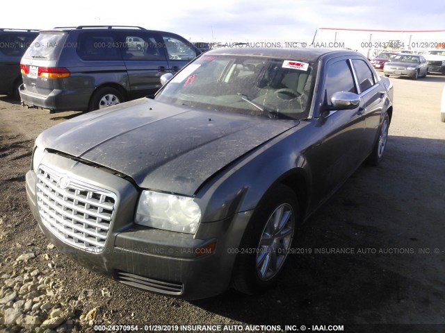 2C3KA43R38H322862 - 2008 CHRYSLER 300 GRAY photo 2