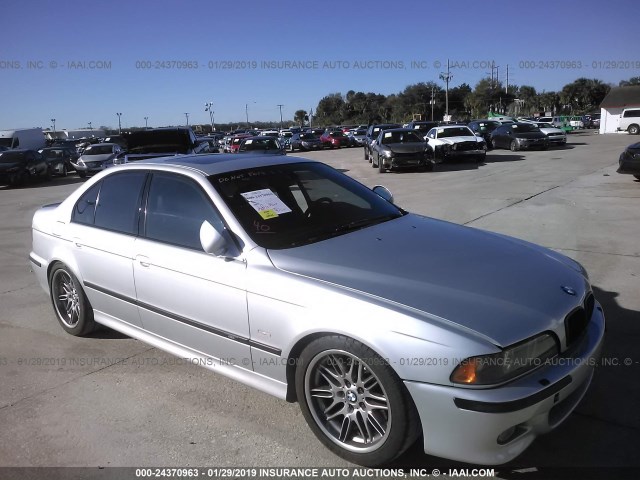 WBSDE93401BZ97327 - 2001 BMW M5 SILVER photo 1